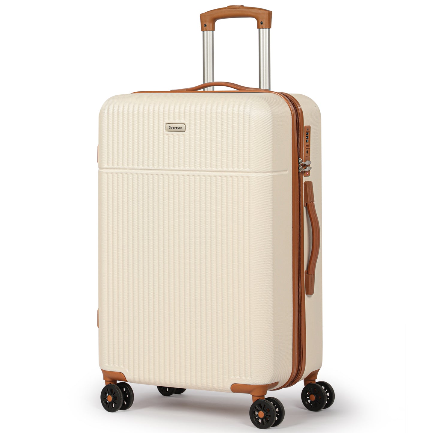Searoute Medium Suitcase Cream