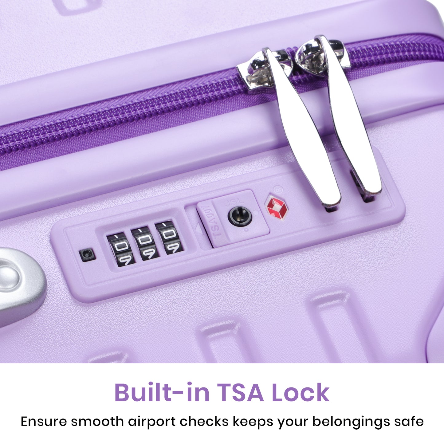 Tavoxda Cabin Suitcase Purple New Model