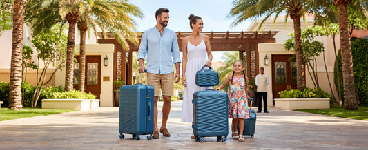 Family Packing Made Easy: Why Tavoxda’s Lightweight Hard Shell 4 Piece Suitcase Set in Blue Is Built for UK Trips