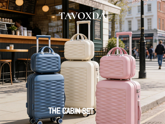 Travel in Style: Meet the New Tavoxda Matching Cabin Suitcase & 4-Piece Luggage Set