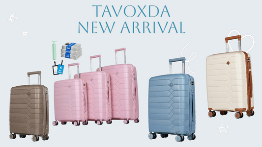 Pack Smarter, Travel Brighter: The New Tavoxda Luggage Collection is Here!  (+ 20% OFF) - Tavoxda Luggage