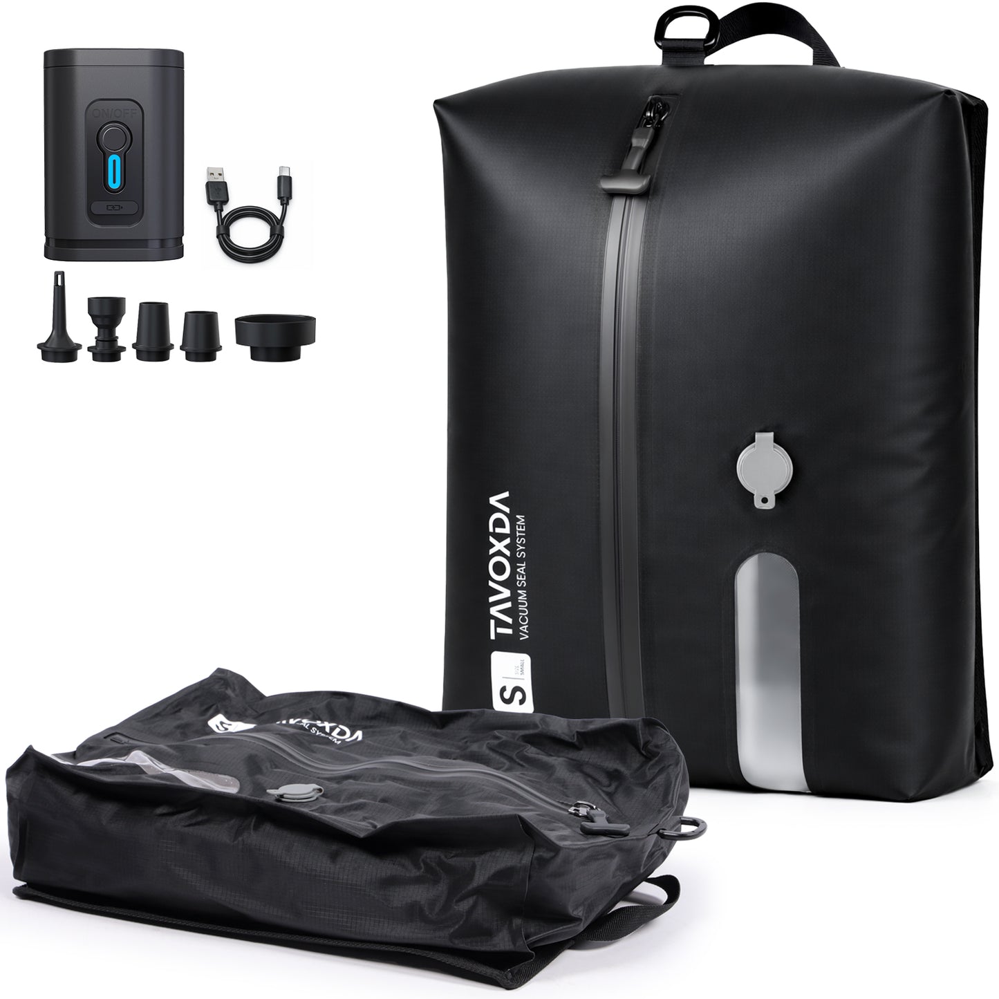 Vacuum Storage Bag with Wireless Portable Electric Air Pump - Tavoxda Luggage