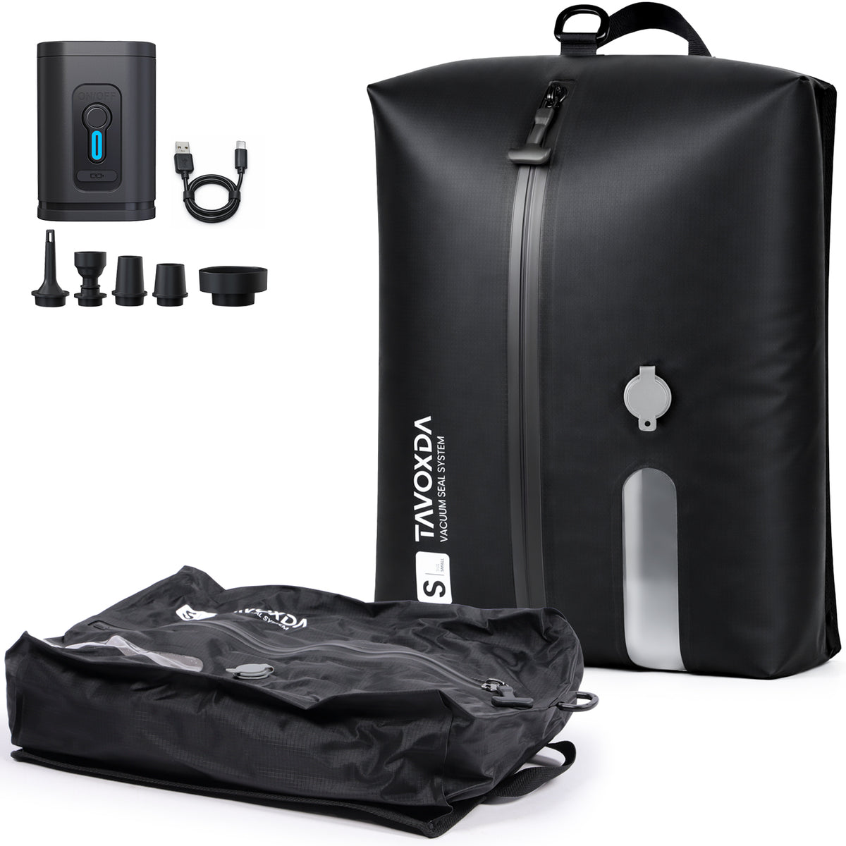 Vacuum Storage Bag with Wireless Portable Electric Air Pump - Tavoxda Luggage