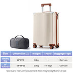 Lightweight Hard Shell Cabin Suitcase with Cup Holder