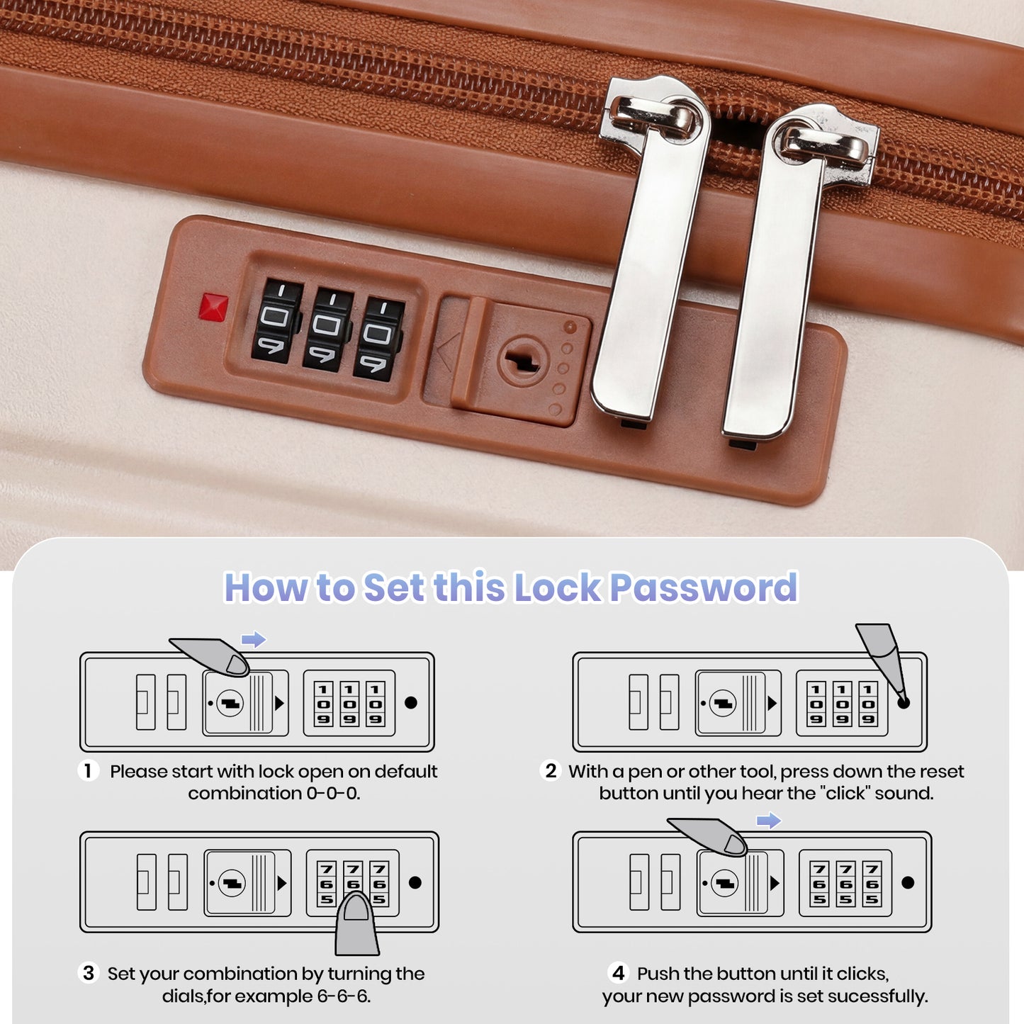 Lightweight Hard Shell Cabin Suitcase with Cup Holder