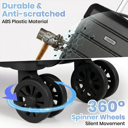 16 Inch Small Cabin Suitcase with Removable Wheels