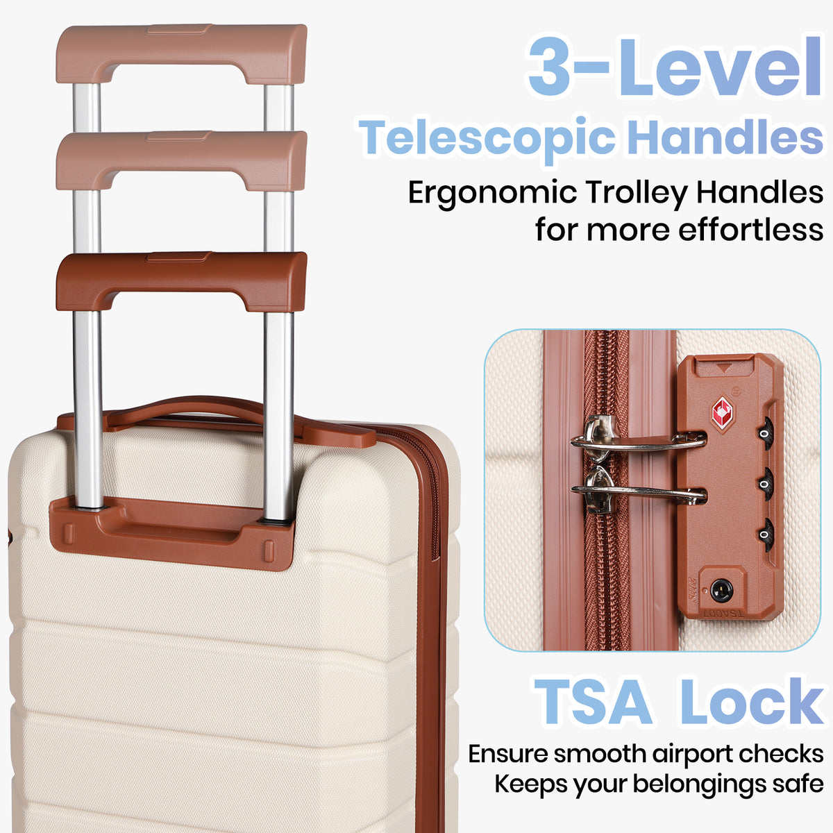 16-Inch Underseat Cabin Suitcase with Removable Wheels