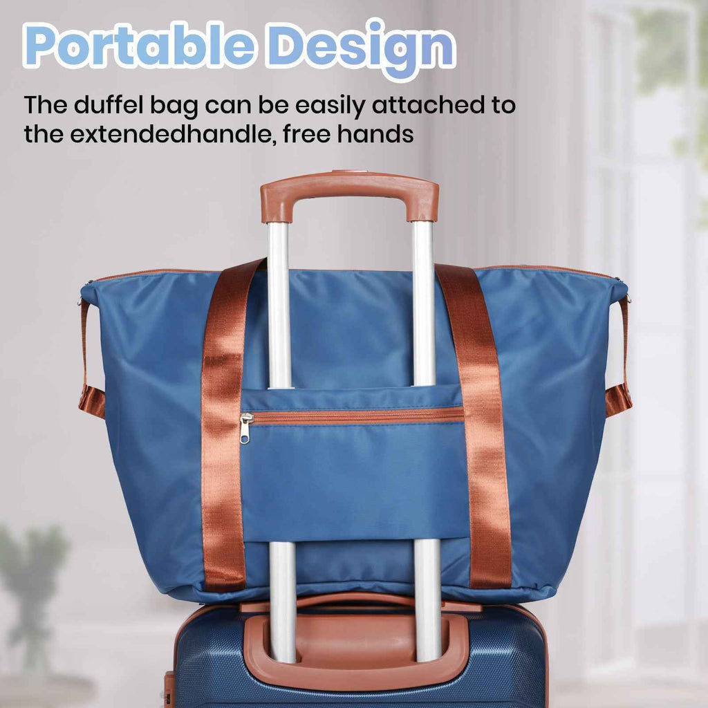 Lightweight Hard Shell Suitcase Sets 5 Piece - Blue