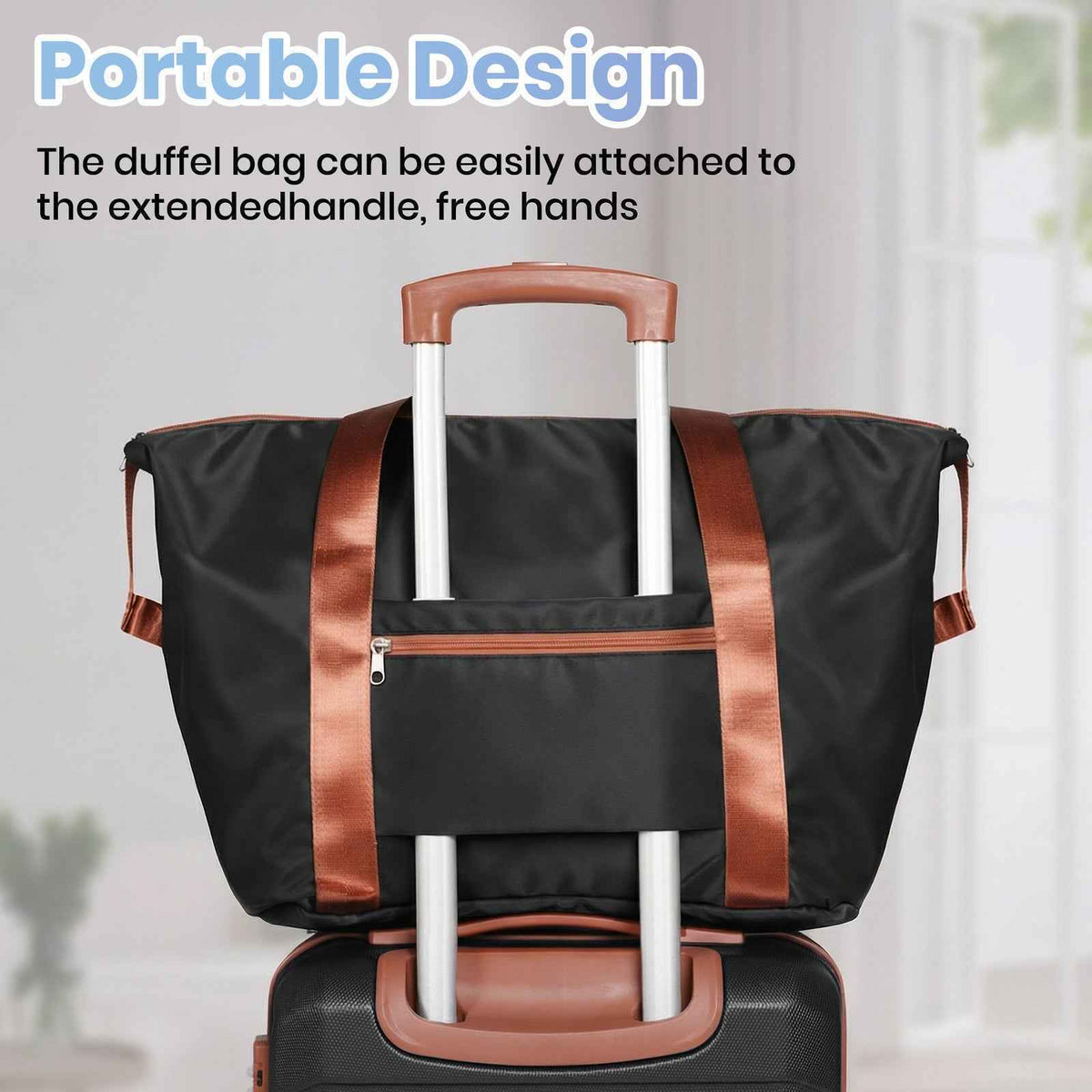 Lightweight Hard Shell Suitcase Sets 5 Piece - Black