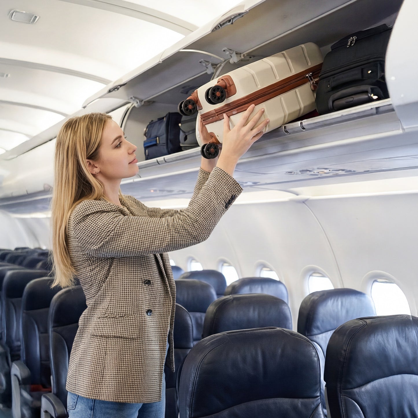 16 Inch Small Cabin Suitcase with Removable Wheels