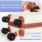 16-Inch Underseat Cabin Suitcase with Removable Wheels