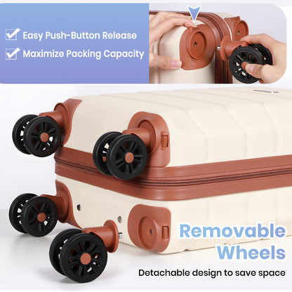 16 Inch Small Cabin Suitcase with Removable Wheels