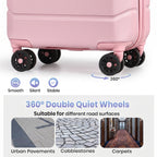 5-Piece Hard Shell Suitcase Set with Backpack & Toiletry Bag