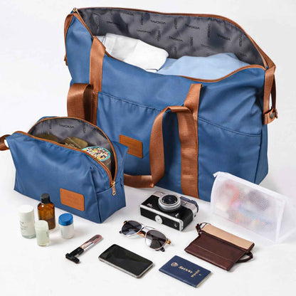 Lightweight Hard Shell Suitcase Sets 5 Piece - Blue