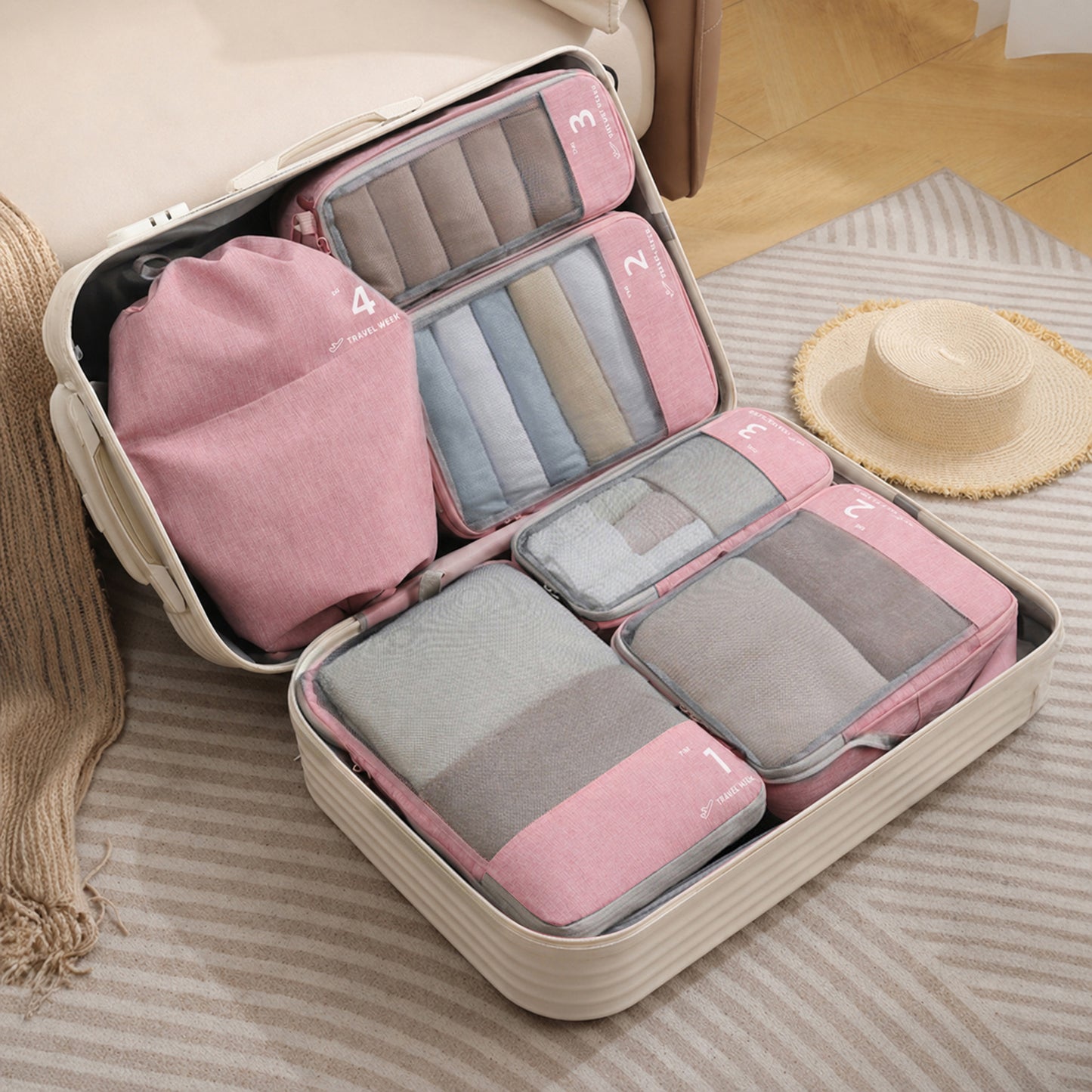 The Compression Packing Cubes 6 Pieces