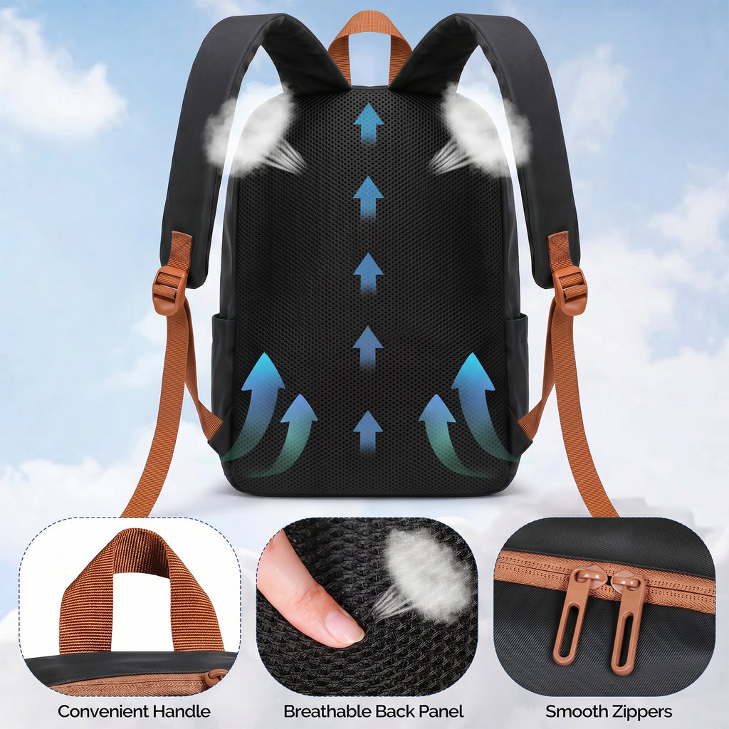 Laptop Backpack with Toiletry Bag