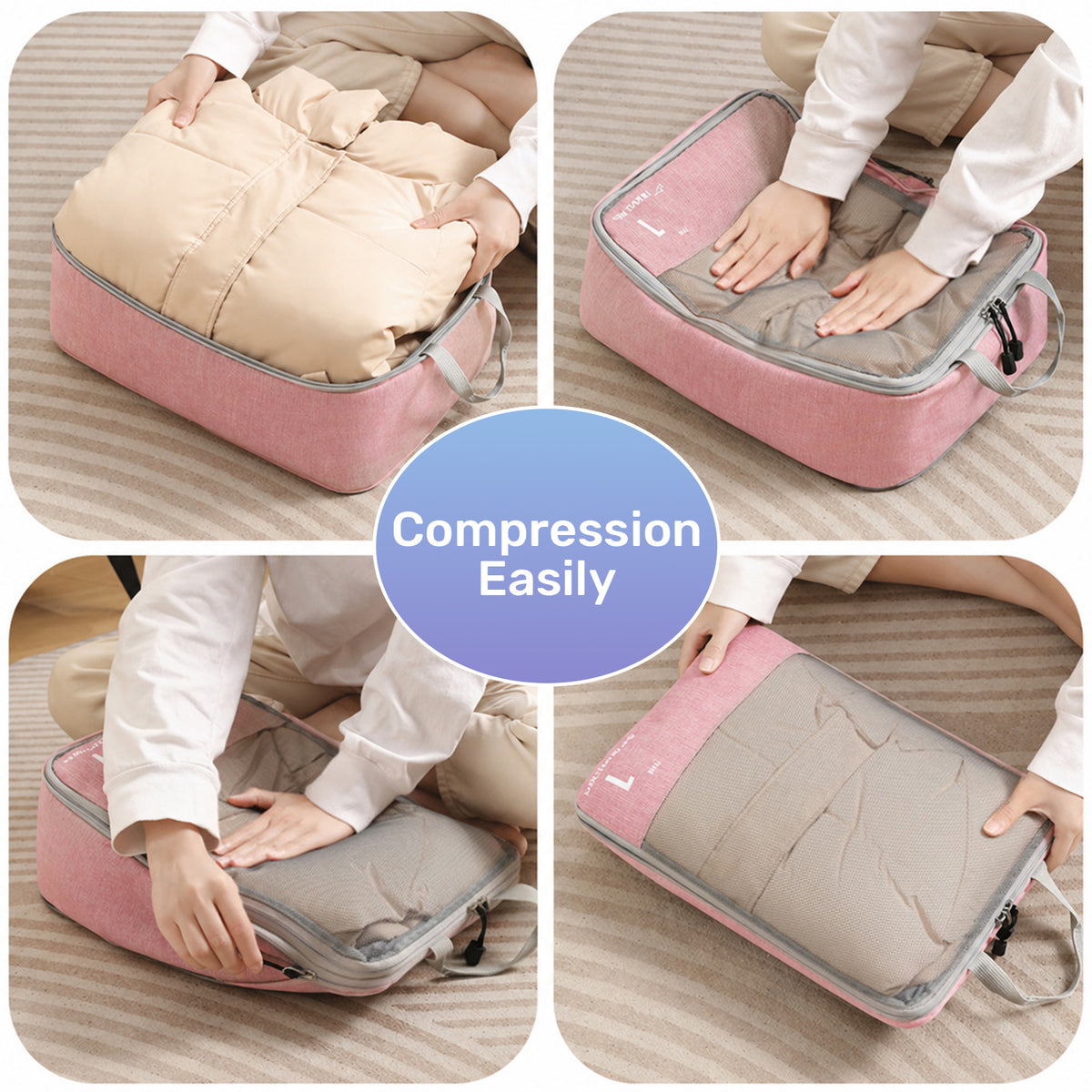 6-Piece Compression Packing Cubes