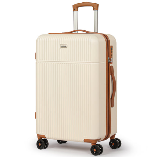 Searoute Medium Suitcase Cream