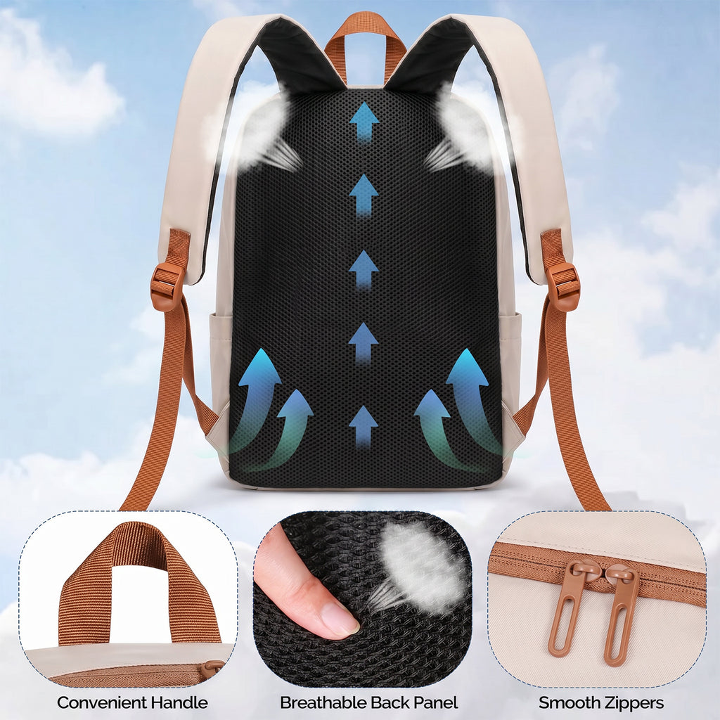 Laptop Backpack with Toiletry Bag