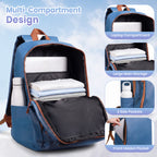 Laptop Backpack with Toiletry Bag