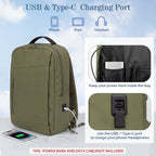 Laptop Backpack with USB Charging Port
