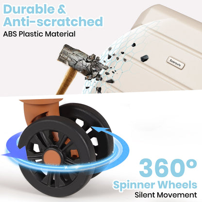 Hard Shell Large Suitcase Sets 3 Piece
