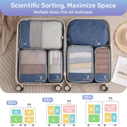 The Compression Packing Cubes 6 Pieces