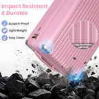 Lightweight Hard Shell Cabin Suitcase with Cup Holder