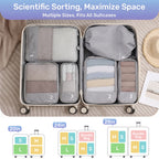6-Piece Compression Packing Cubes