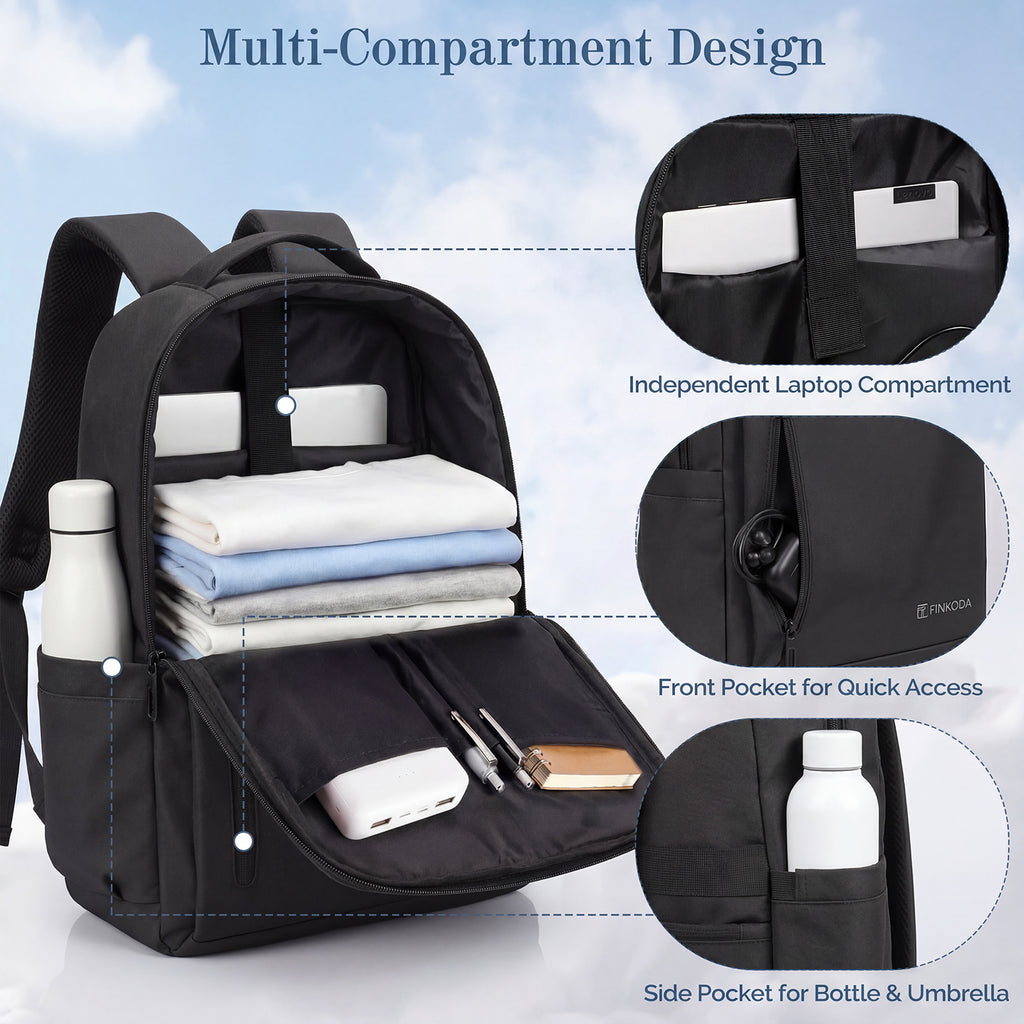 Laptop Backpack with USB Charging Port