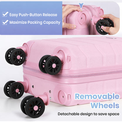 16 Inch Small Cabin Suitcase with Removable Wheels