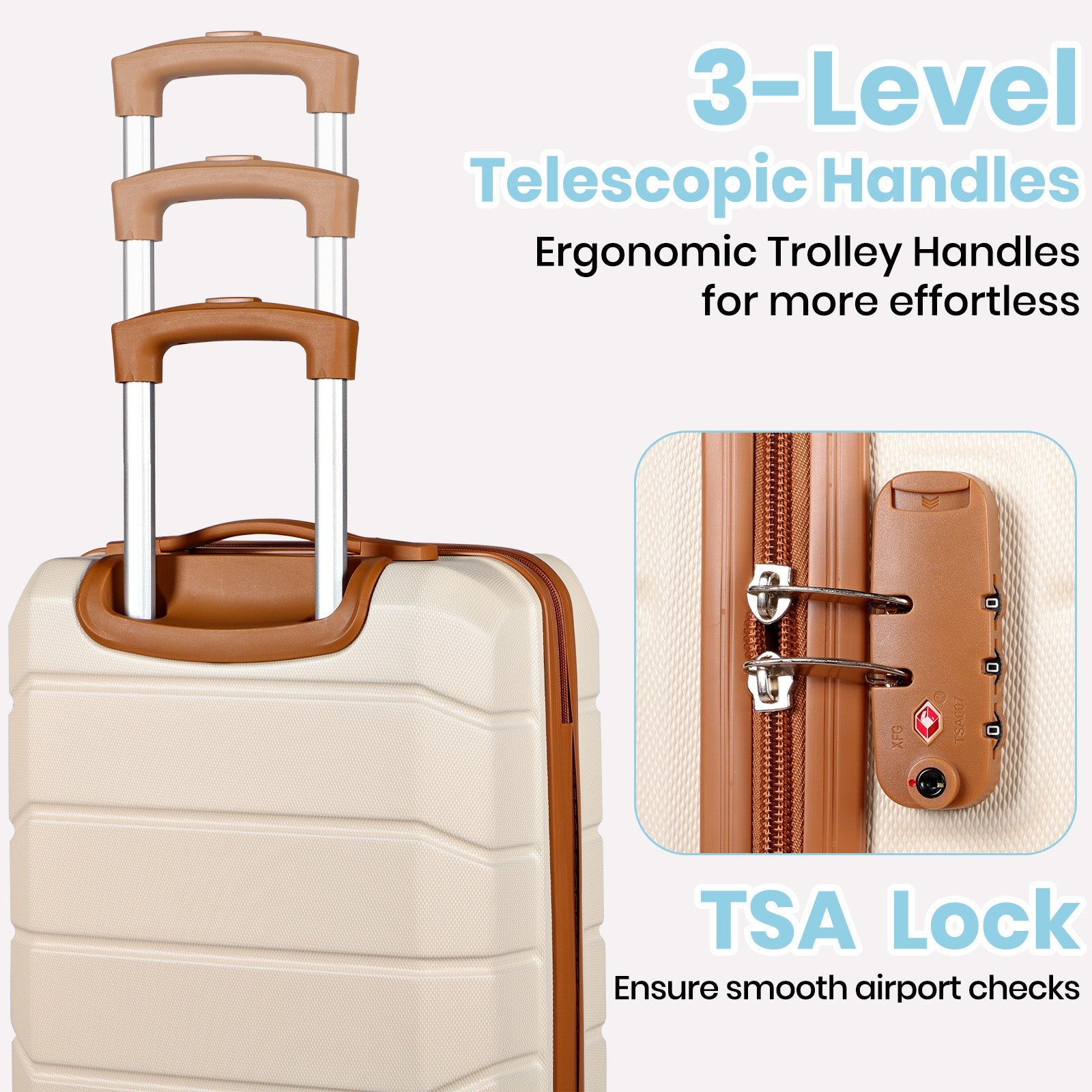 Hard Shell Large Suitcase Sets 3 Piece