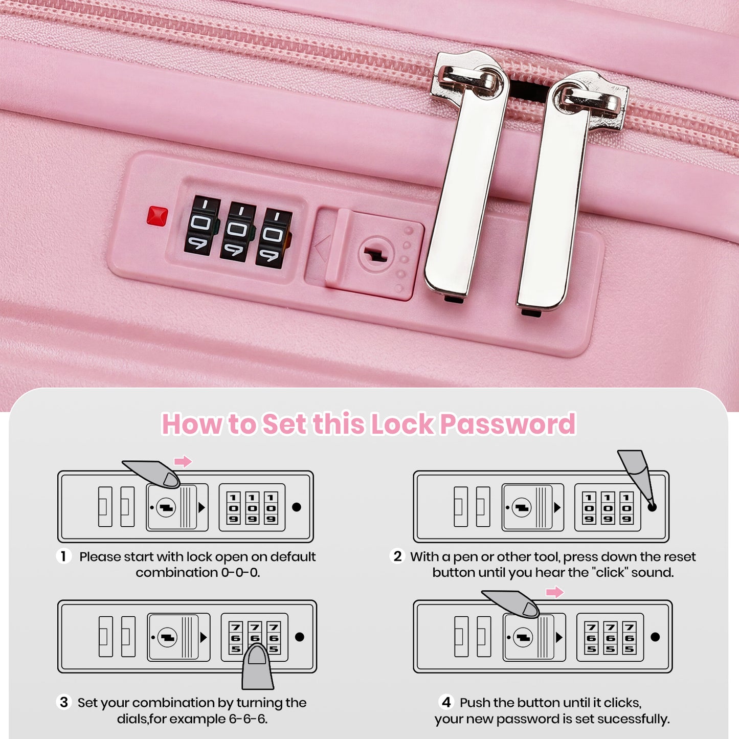 Lightweight Hard Shell Cabin Suitcase with Cup Holder