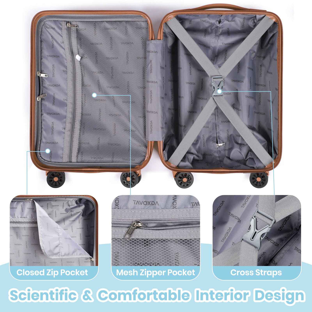 Hard Shell Large Suitcase Sets 3 Piece