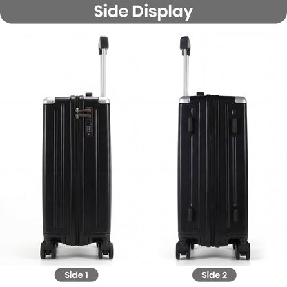 Lightweight Hard Shell Cabin Suitcase with Cup Holder