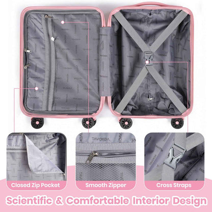 Lightweight Medium Check-in Suitcase Sets 3 Piece