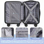 16-Inch Underseat Cabin Suitcase with Removable Wheels
