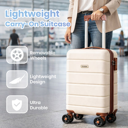 16 Inch Small Cabin Suitcase with Removable Wheels