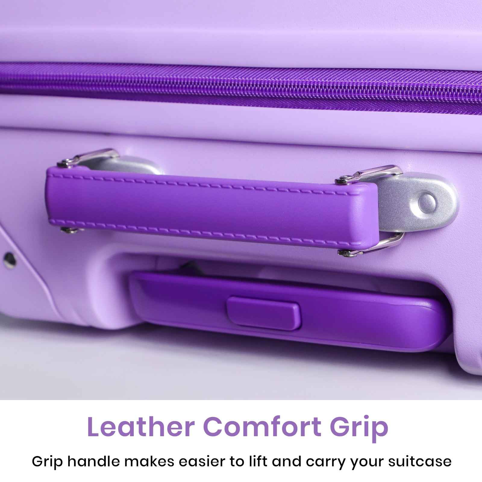 Tavoxda Lightweight Cabin Suitcase Purple