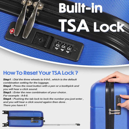 Lightweight Hand Luggage Blue