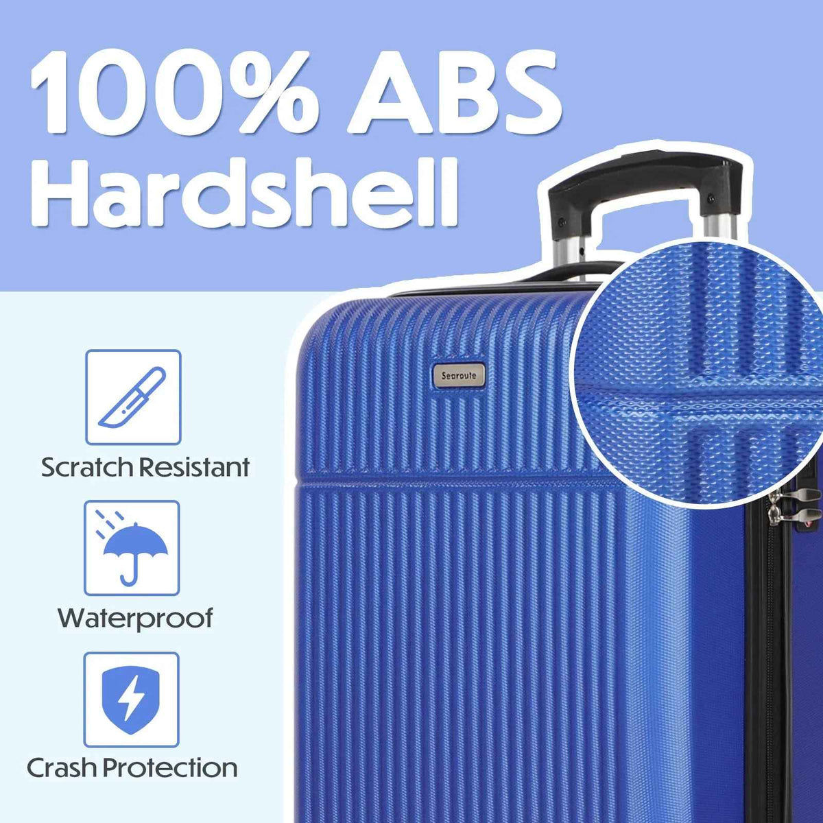 Lightweight Hand Luggage Blue