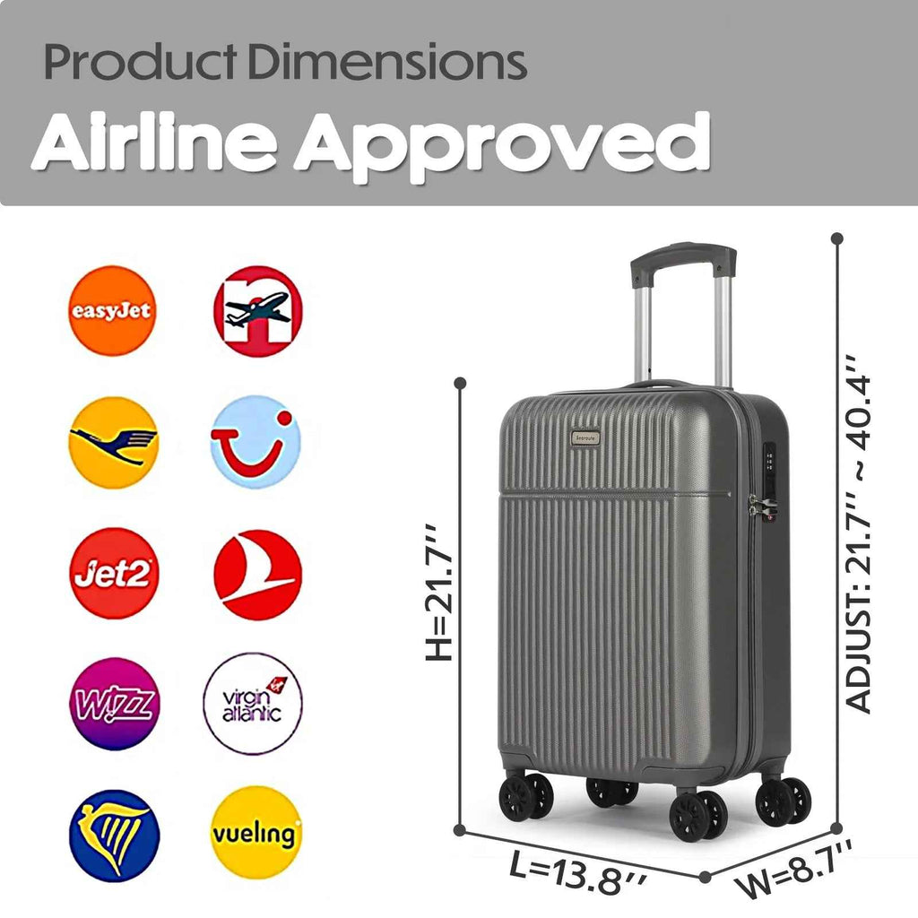 Lightweight Hand Luggage Grey