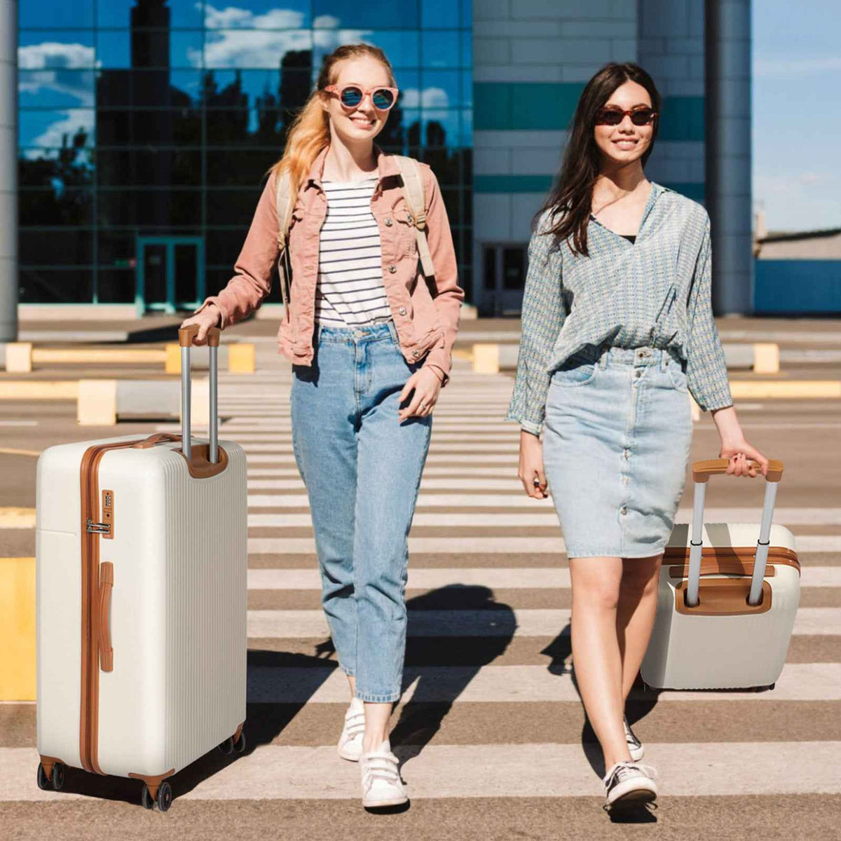 Hard Shell Luggage Sets 2 (21 inch & 28 inch)