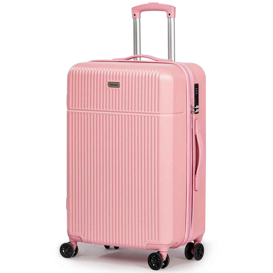 Tavoxda 24 Inch Suitcase Pink