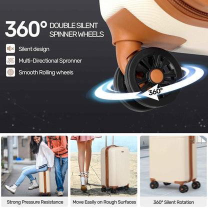 Hard Shell Luggage Sets 2 (21 inch & 28 inch)