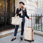 Lightweight Cabin Luggage Set Cream