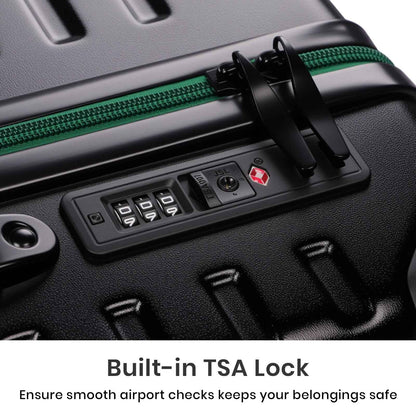 Tavoxda Lightweight Cabin Suitcase Black