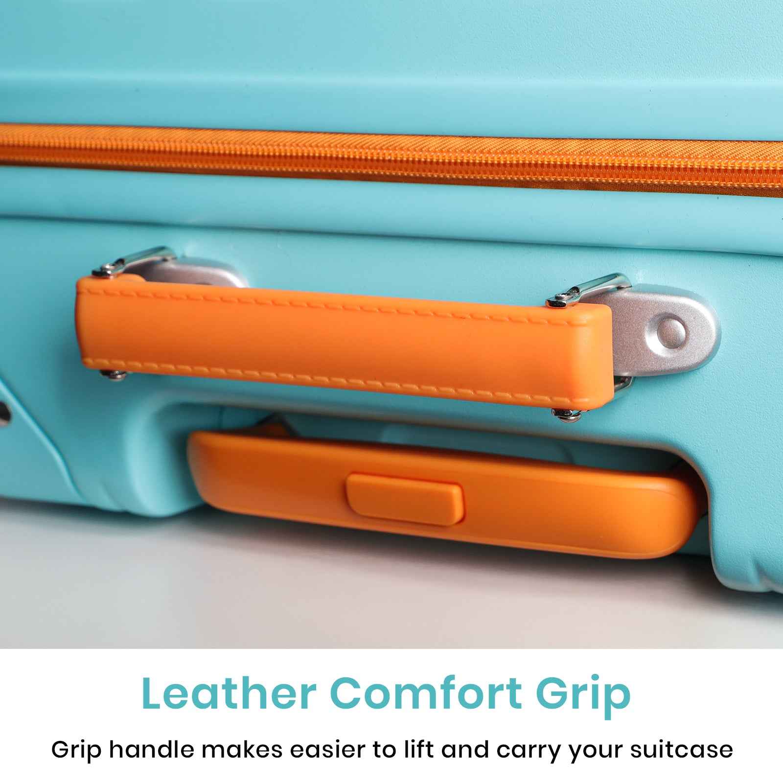 Tavoxda Lightweight Cabin Suitcase Lake Blue