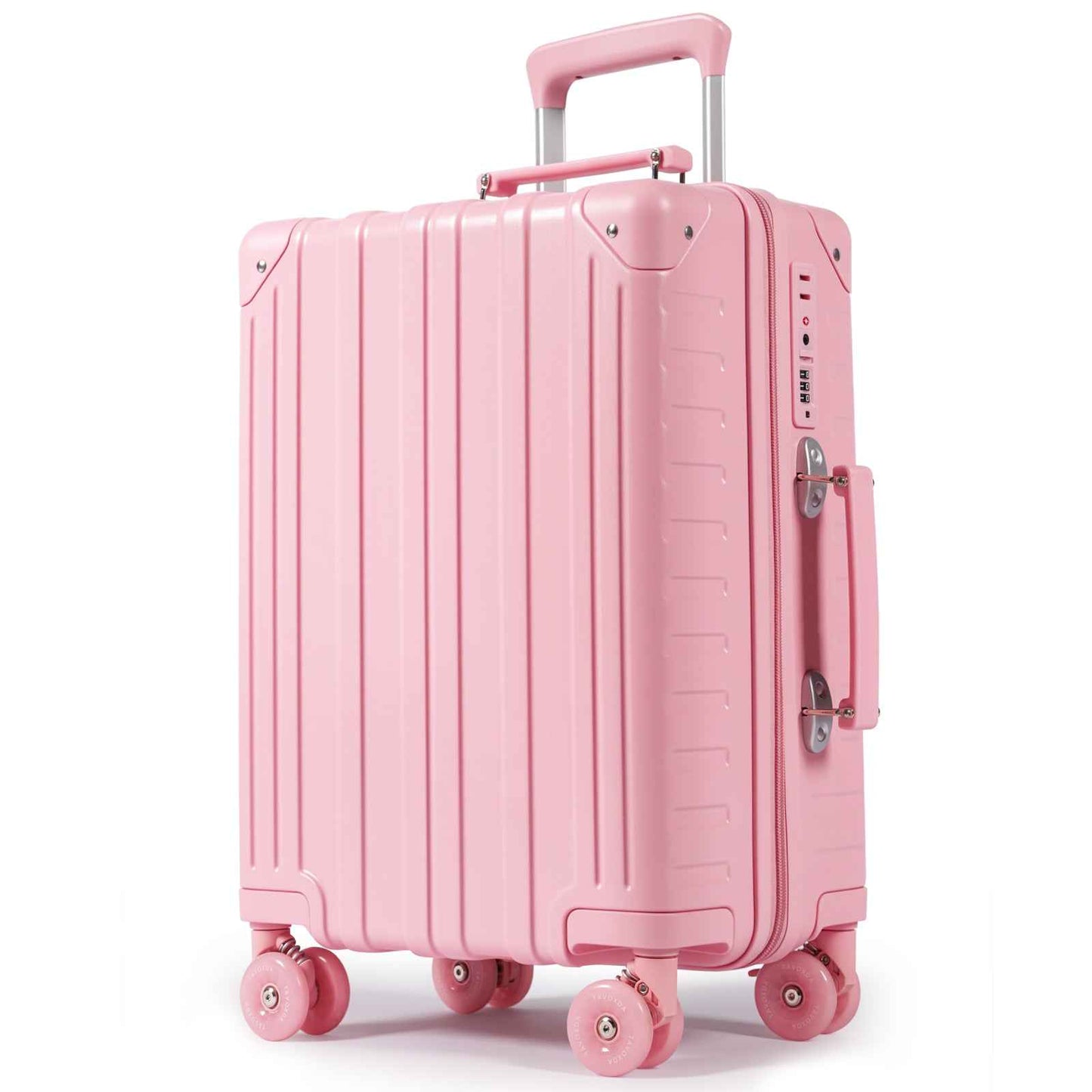 Tavoxda Lightweight Cabin Suitcase Pink