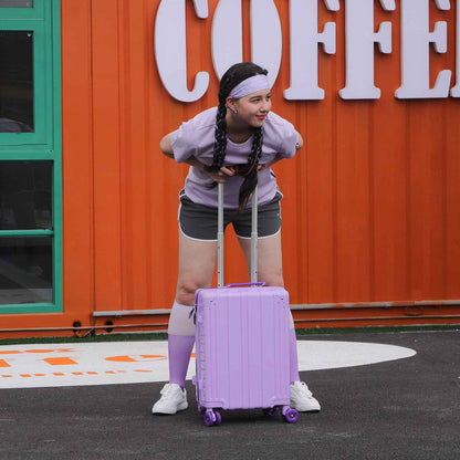 Tavoxda Lightweight Cabin Suitcase Purple